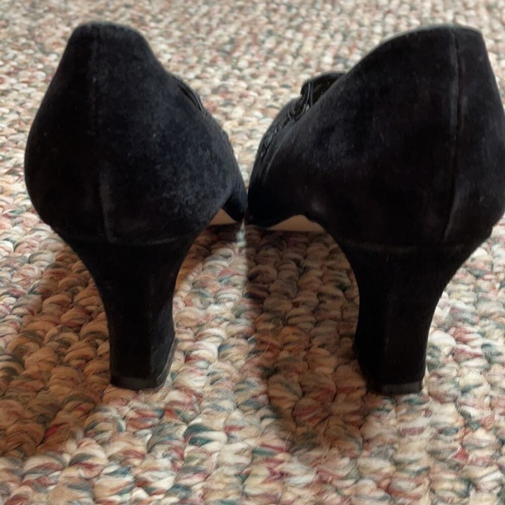 Escapade leather black 3 inch heels - Picture 7 of 9